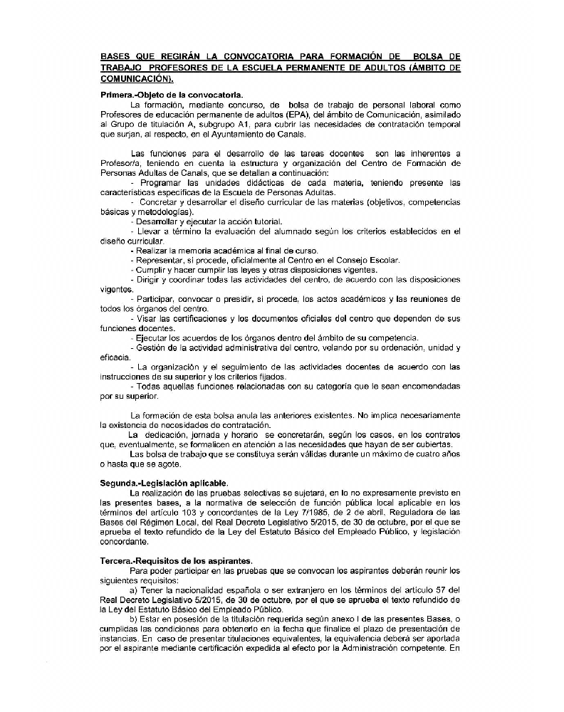 01 Bases bolsa de trabajo.pdf - Organización - transparencia